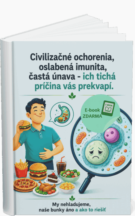 E-book zdarma: Civilizačné ochorenia, oslabená imunita, častá únava – ich tichá príčina vás prekvapí